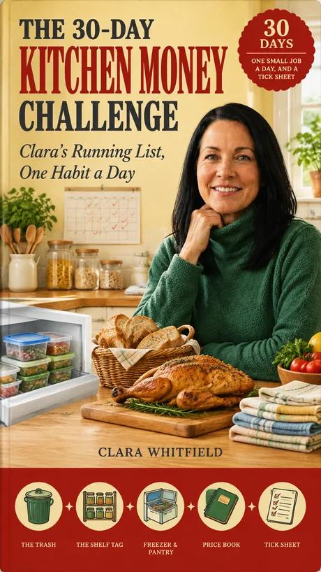 The 30-Day Kitchen Money Challenge, the workbook
